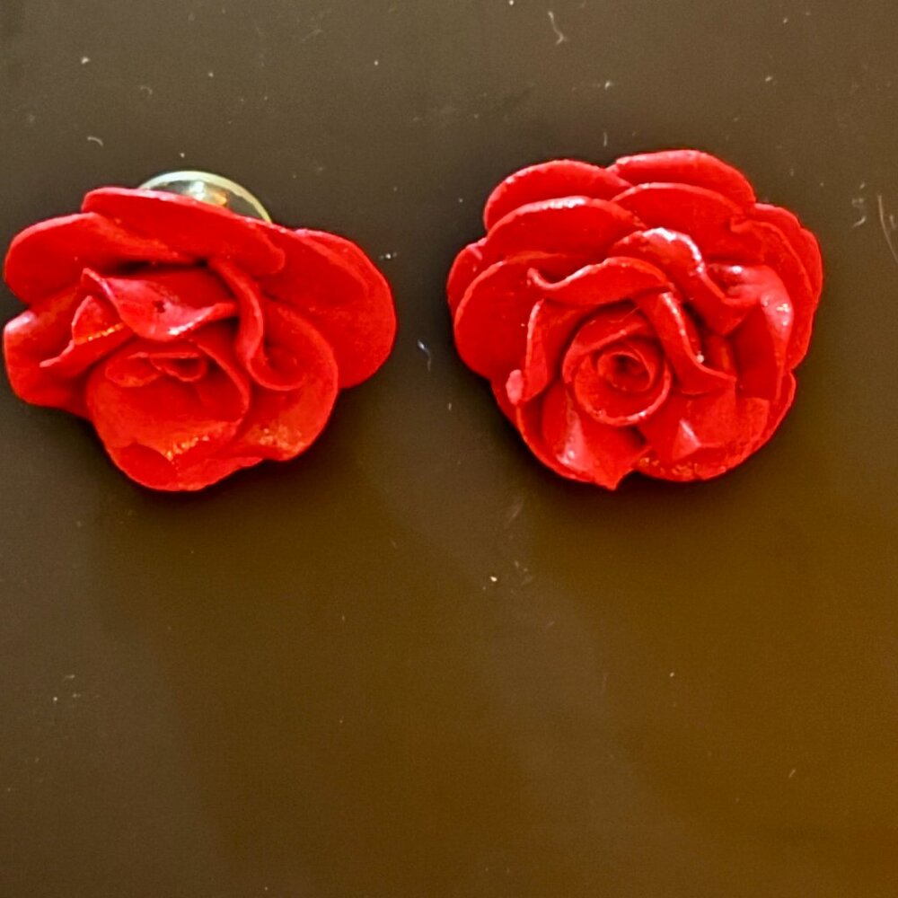 Rose Pierced Earrings